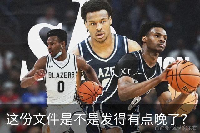 这份文件是不是发得有点晚了？
